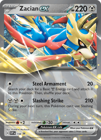 Zacian ex - SVP198 - Promo