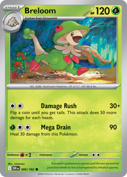 Breloom - 006/182 - Common (Español LA)
