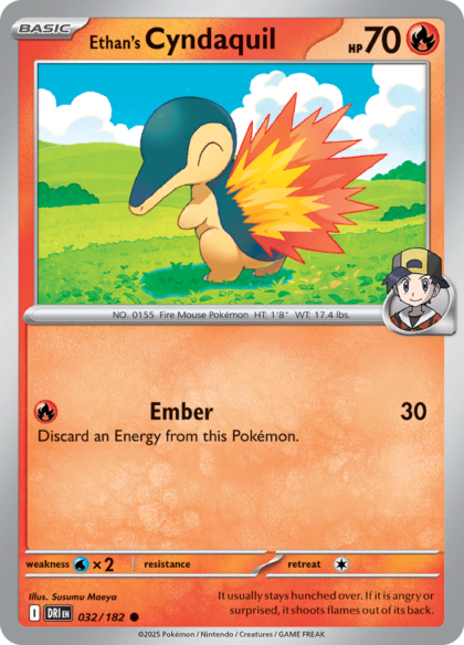 Ethan's Cyndaquil - 032/182 - Common (Español LA)