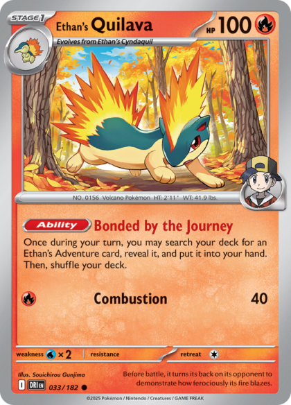 Ethan's Quilava - 033/182 - Common