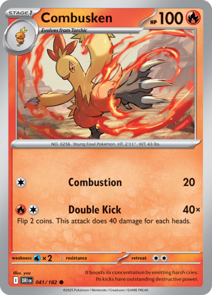 Combusken - 041/182 - Common (Español LA)