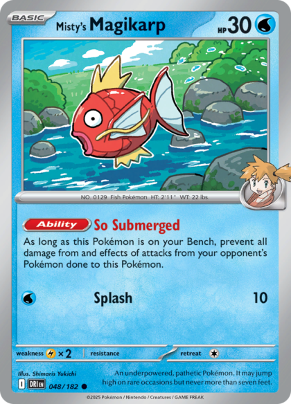 Misty's Magikarp - 048/182 - Common (Español LA)