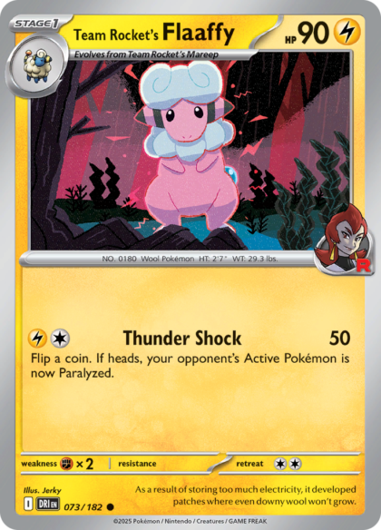Team Rocket's Flaaffy - 073/182 - Common (Español LA)