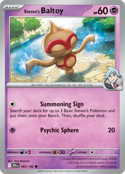Steven's Baltoy - 083/182 - Common (Español LA)