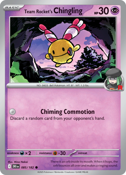 Team Rocket's Chingling - 085/182 - Common (Español LA)