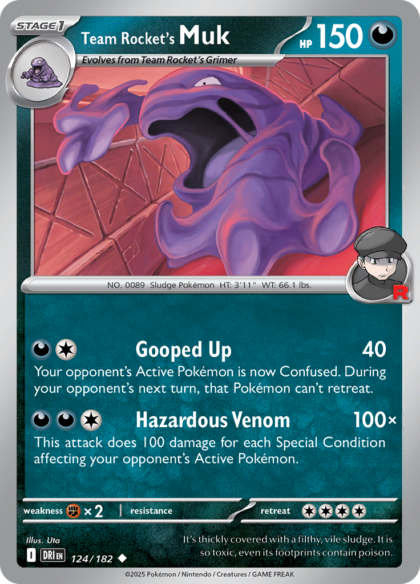 Team Rocket's Muk - 124/182 - Uncommon (Español LA)