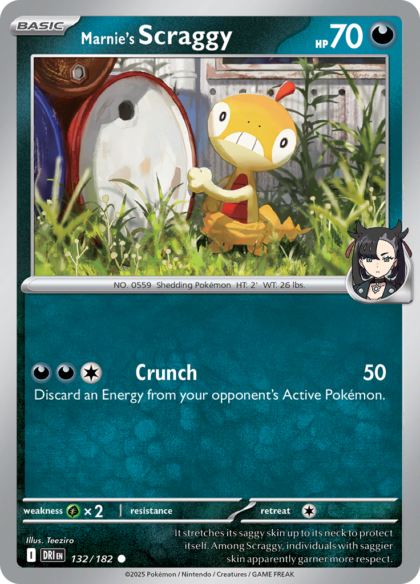 Marnie's Scraggy - 132/182 - Common