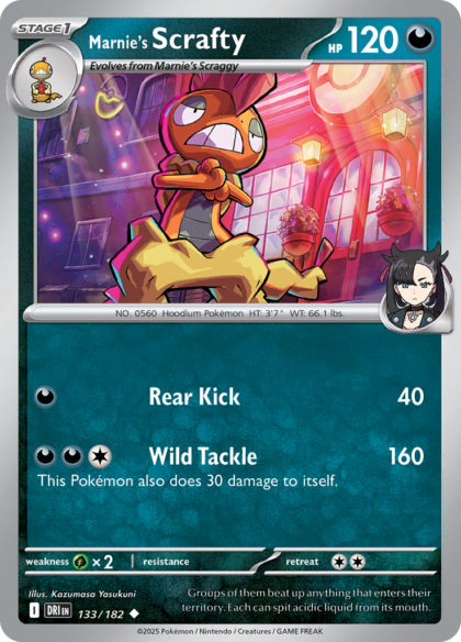 Marnie's Scrafty - 133/182 - Uncommon (Español LA)