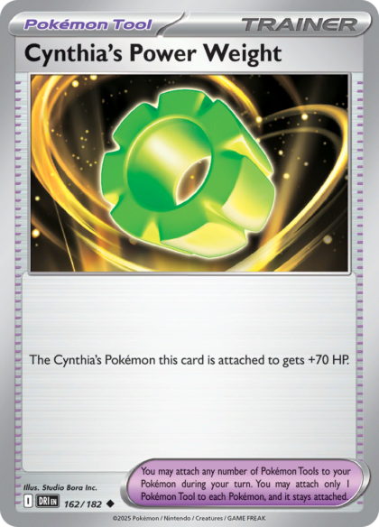 Cynthia's Power Weight - 162/182 - Uncommon