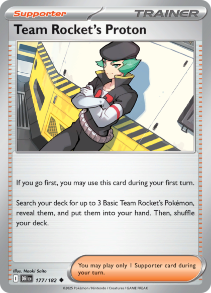 Team Rocket's Proton - 177/182 - Uncommon (Español LA)