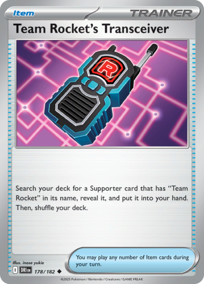 Team Rocket's Transceiver - 178/182 - Uncommon