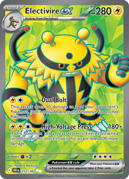 Electivire ex - 212/182 - Ultra Rare