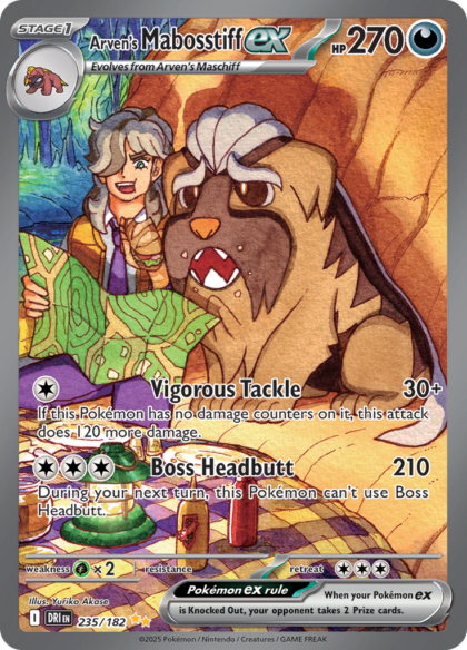 Arven's Mabosstiff ex - 235/182 - Special Illustration Rare