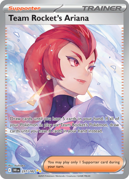 Team Rocket's Ariana - 237/182 - Special Illustration Rare