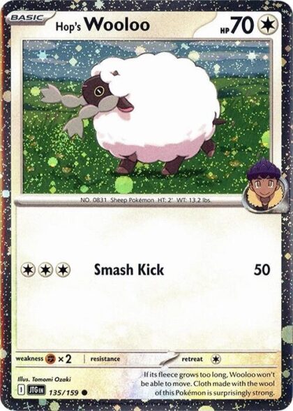 Hop's Wooloo - 135/159 - Cosmo Holo