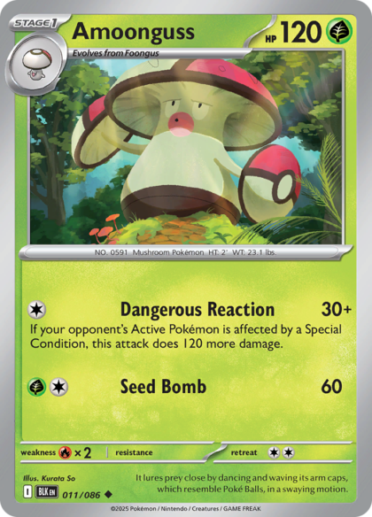 Amoonguss - 011/086 - Uncommon