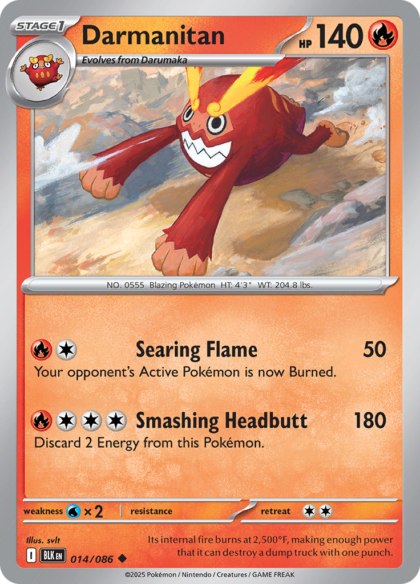 Darmanitan - 014/086 - Uncommon