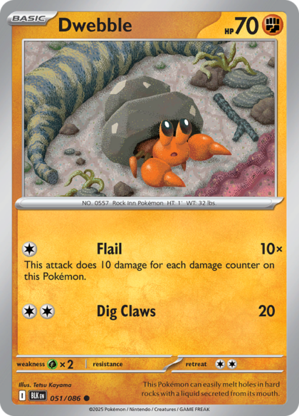 Dwebble - 051/086 - Common
