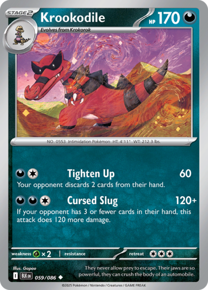 Krookodile - 059/086 - Uncommon