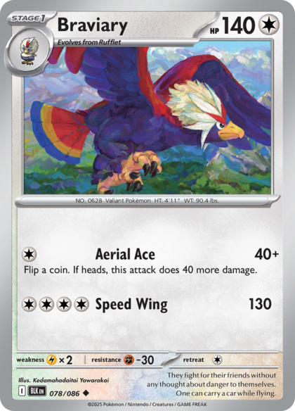 Braviary - 078/086 - Uncommon