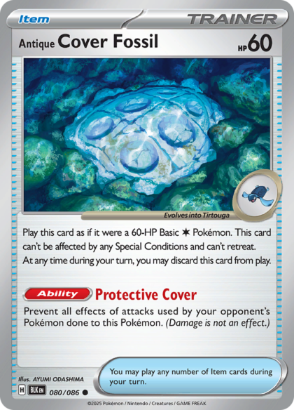 Antique Cover Fossil - 080/086 - Common