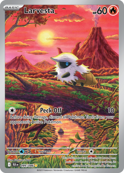 Larvesta - 099/086 - Illustration Rare