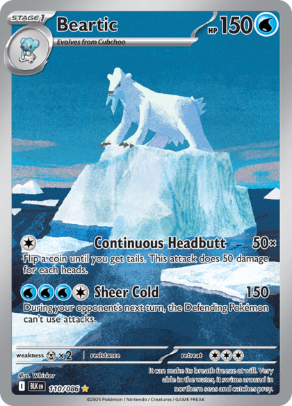 Beartic - 110/086 - Illustration Rare