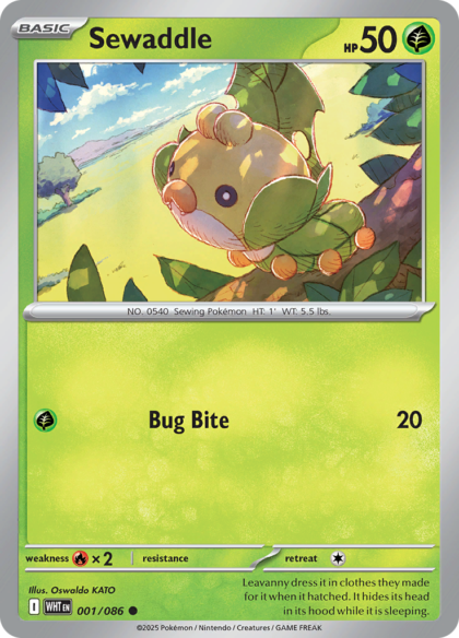 Sewaddle - 001/086 - Common