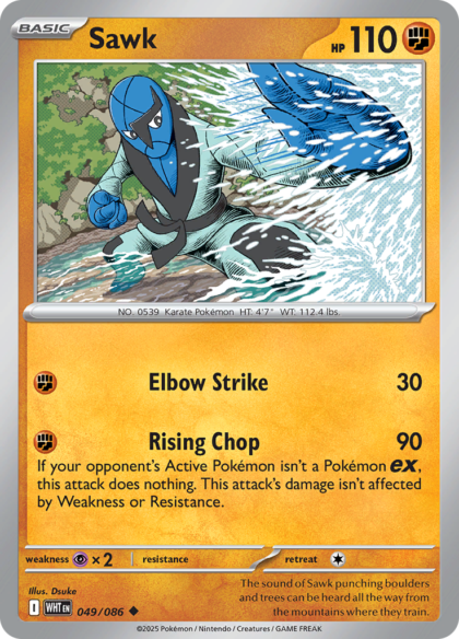Sawk - 049/086 - Uncommon