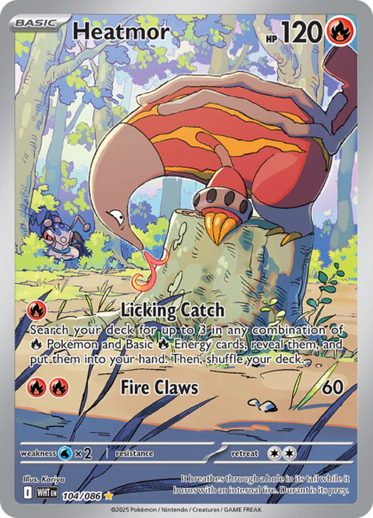 Heatmor - 104/086 - Illustration Rare