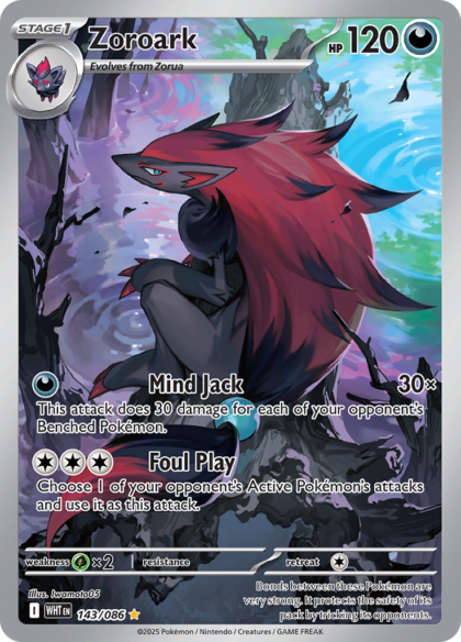 Zoroark - 143/086 - Illustration Rare