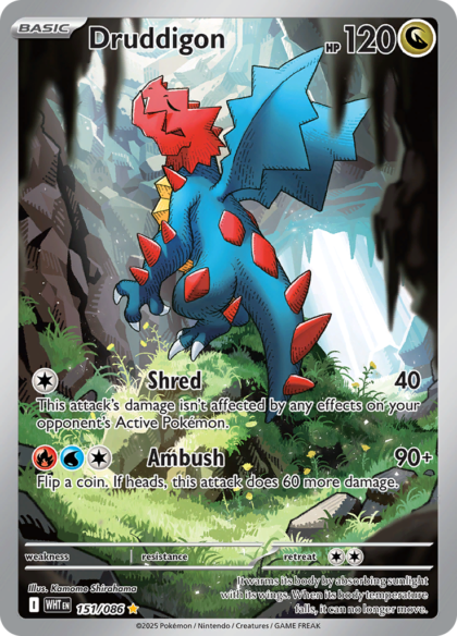 Druddigon - 151/086 - Illustration Rare